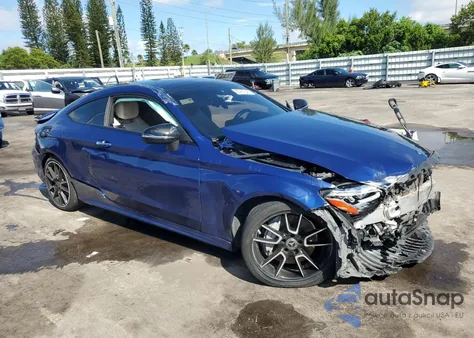 2019 Mercedes-Benz C 300 z USA, uszkodzony, nr VIN WDDWJ8DB4KF777871